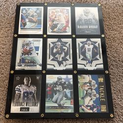 Dallas Cowboys Memorabilia Cards With Frame