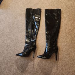 Thigh High Boot Heels 4"