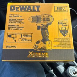 DEWALT XTREME 12-volt Max 3/8-in Keyless Brushless Cordless Drill