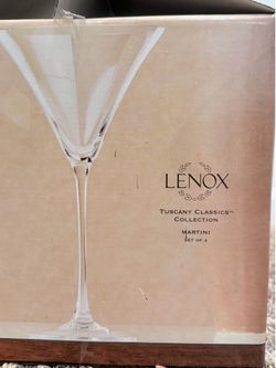 Lenox Tuscan martini glasses - 4
