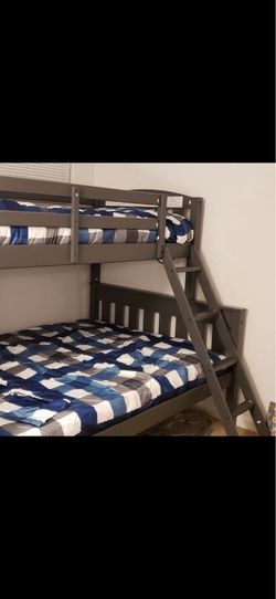 Bunk bed Gray $175 — originally $300