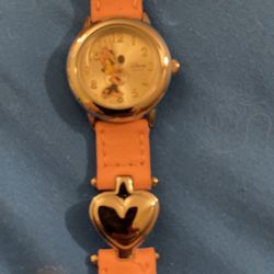 Mini mouse Genuine Pink Leather Watch