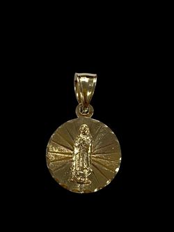 1" Religious double sided pendant #32777