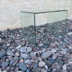 ⚡️Sale Ends 6pm Sat⚡️Glass Waterfall Side / End Table 