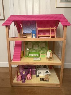 Beautiful Wooden Dollhouse 