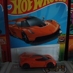2024 Hot Wheels #184 - 2020 Koenigsegg Jesko Orange HW Exotics #2 HTF07