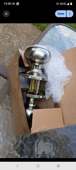 For Sale - Brand New Silver Chrome finish door knobs