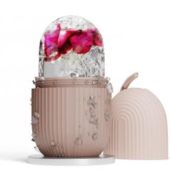 Ice Roller for Face Massager Self Care Gifts for Men Women Facial Skincare Tools (Coffee)
