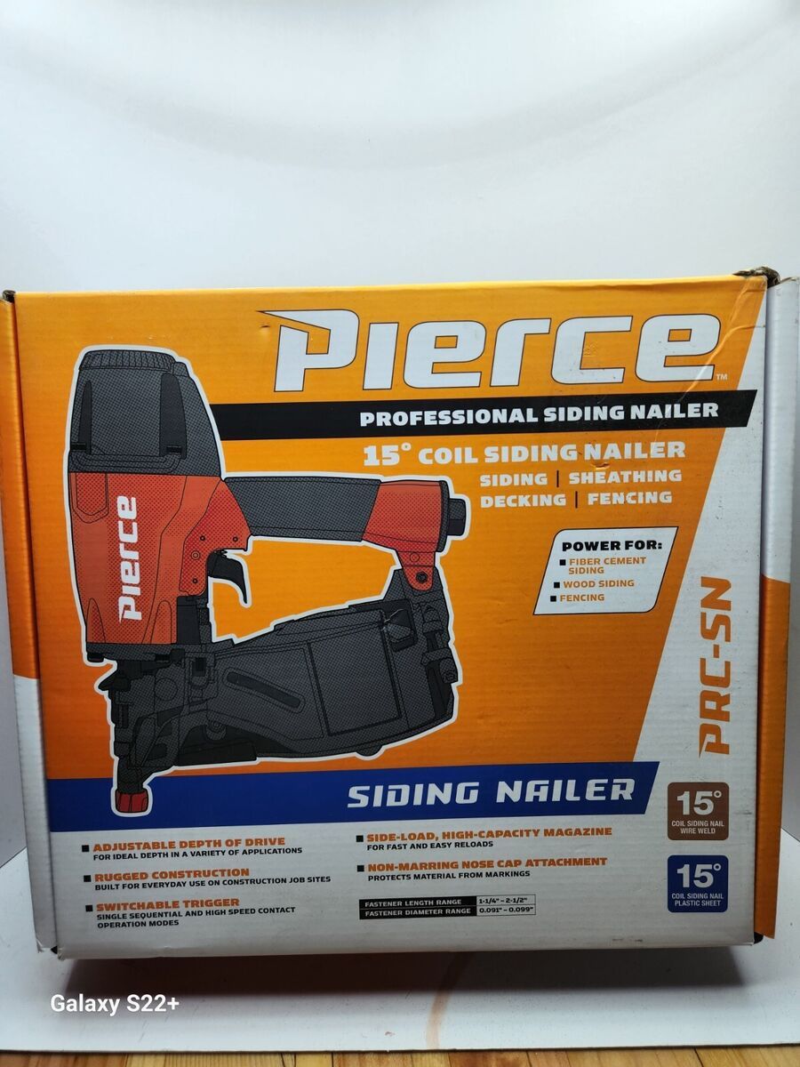 Pierce 15 degree pro coil siding nailer