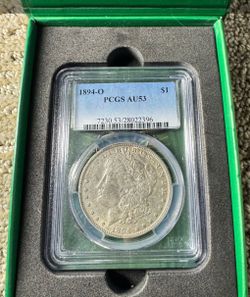 Buck n rips  1894-O AU53 Morgan