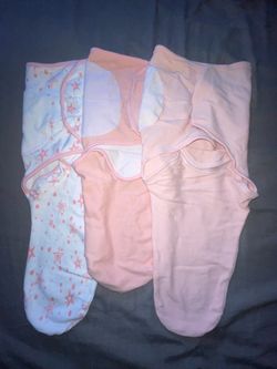 Pink Baby swaddles