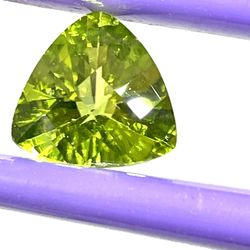 4.2ct Trillion Cut Peridot 