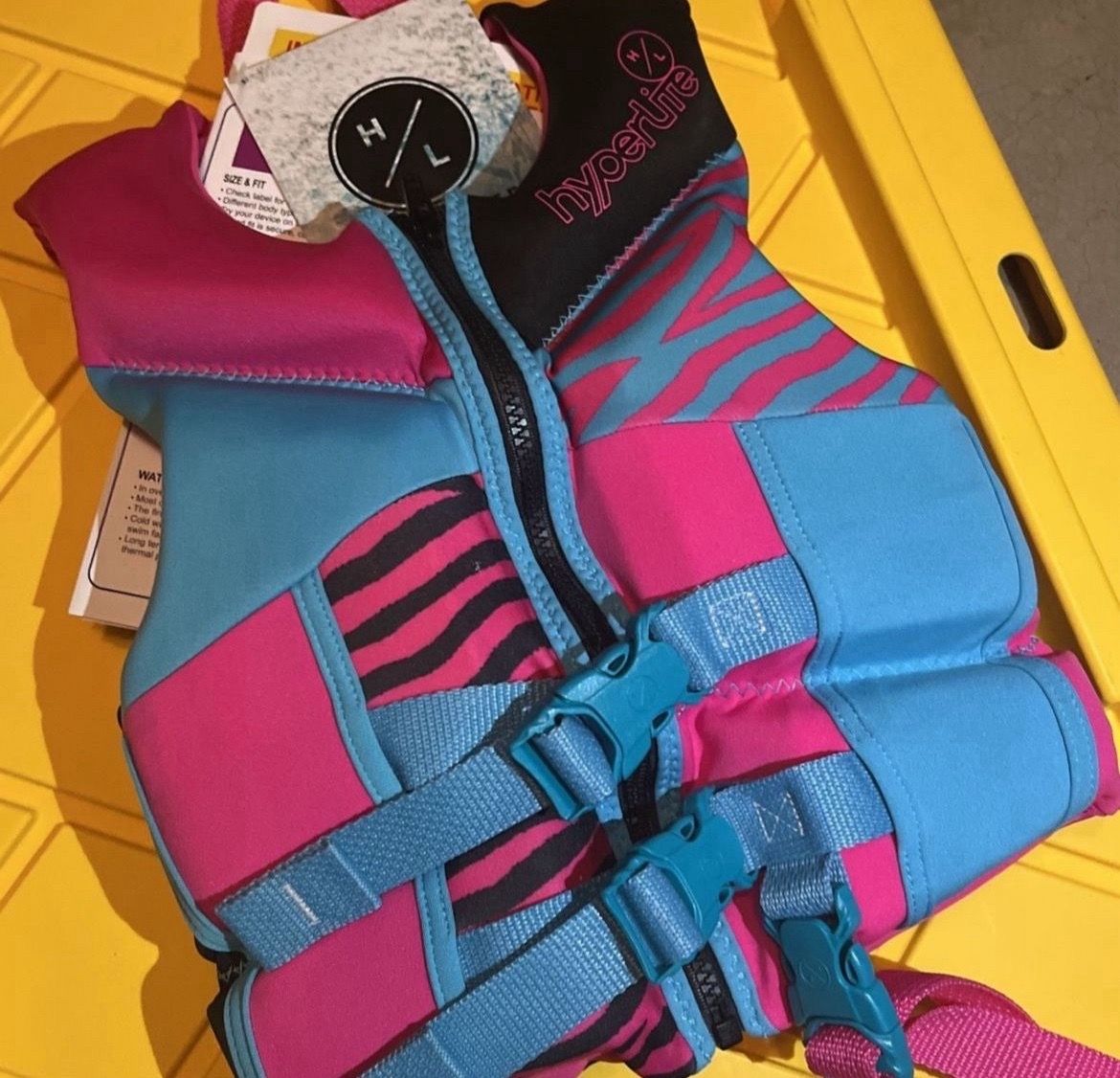 For Sale: Hyperlite Girls Child Life Vest Jacket โ USCG Approved