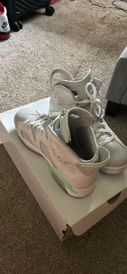 Jordan 6 white and mint