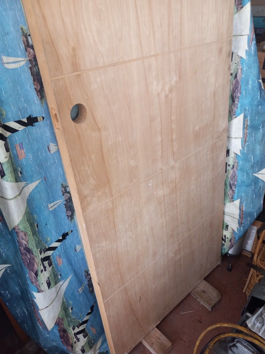 Beautiful Solid Wood Door Never Used 81.5 Inches Tall By 31 7/8