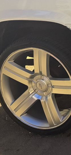 26” rims with caps
