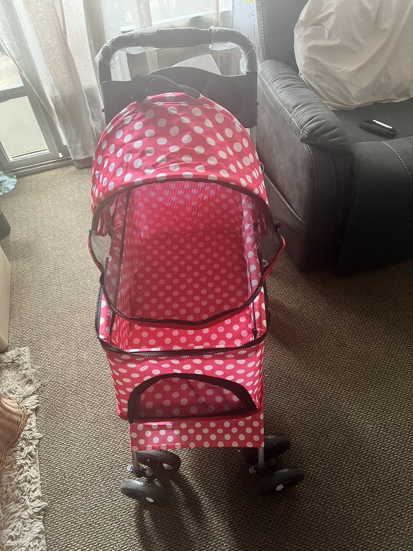New Dog/Car stroller with detachable carrier for car