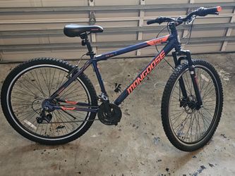 Mongoose Exhibit Mountain Bike 29 inch wheels 21 speeds blue for Sale in Tampa FL OfferUp