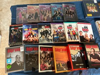 DVD series complete sets Dexter Sopranos Boston Legal Friends Seinfeld Big Bang Theory True Blood Sat Night Lived Arrested Dev S*x and the City
