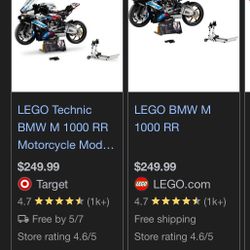 Motorcycle Lego set 1920 pieces