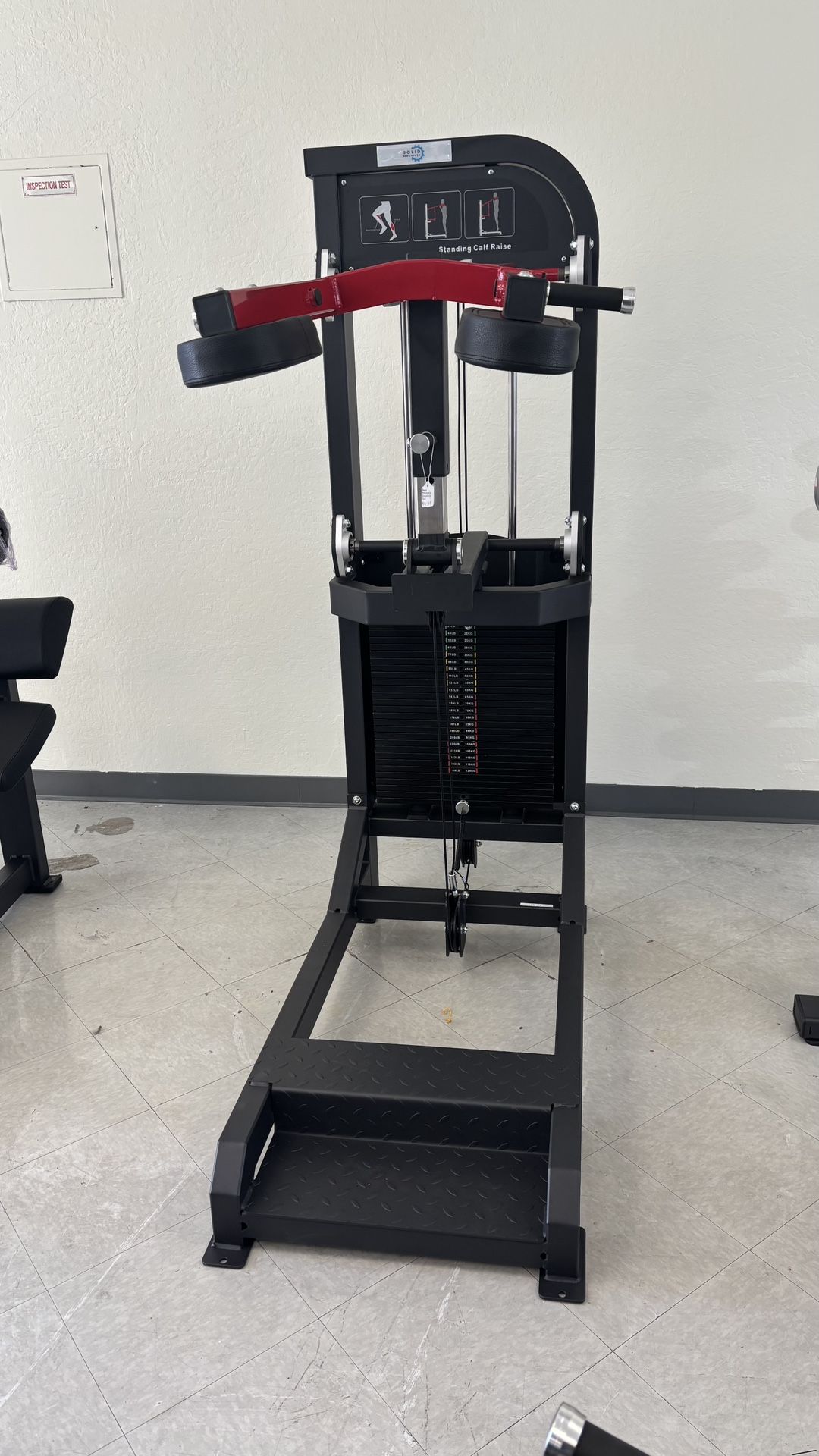 Standing Calf Raise Fitness Machine