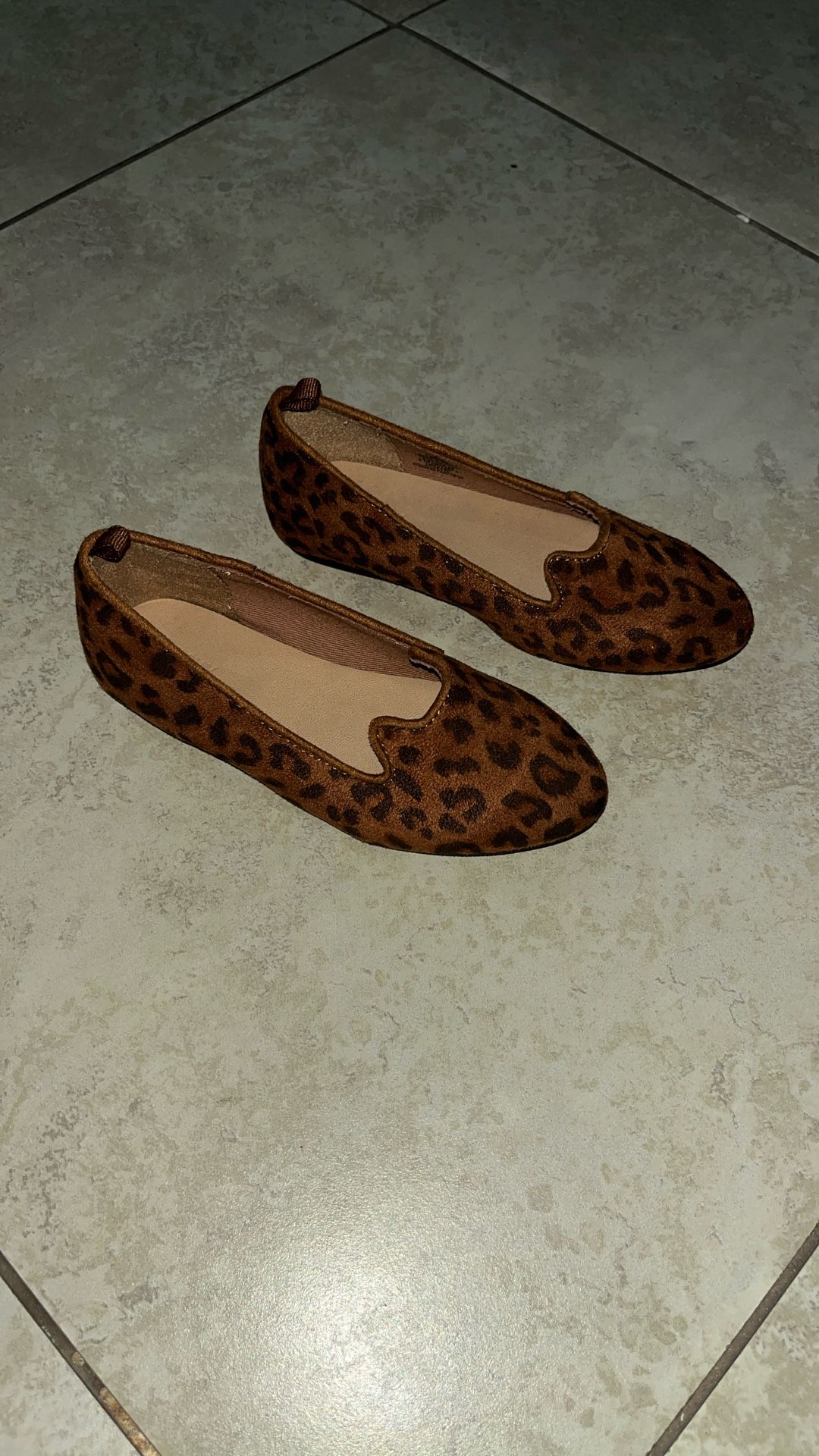 Old Navy Toddler Girl’s Cheetah Print Flats / Shoes, Size 9