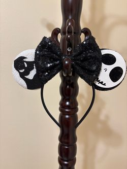 Jack Skellington Mickey Ears Headband