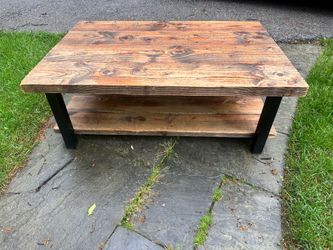 Wooden 2 level coffee table