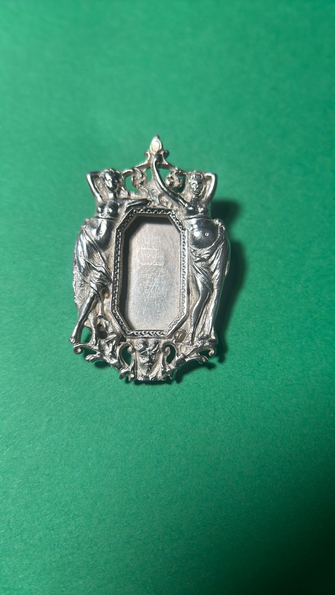 Antique Sterling Silver Pendant.