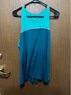 Teal woman’s tank top