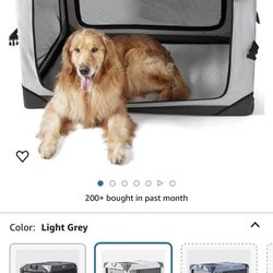 Lesure Collapsible Dog Gate Portable Crate Kennel For Extra Large Dogs 4 Door 42Lx31w Look At Pictures For Minor Scuffs Like New