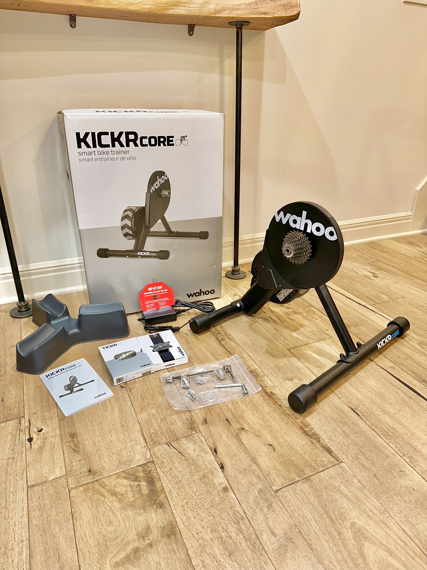 Complete Wahoo Indoor Bicycle Trainer System