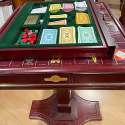 Antique Monopoly Game Table