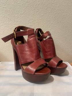 Jessica Simpson Chunky Platform Heeled Sandals, Size 6.5