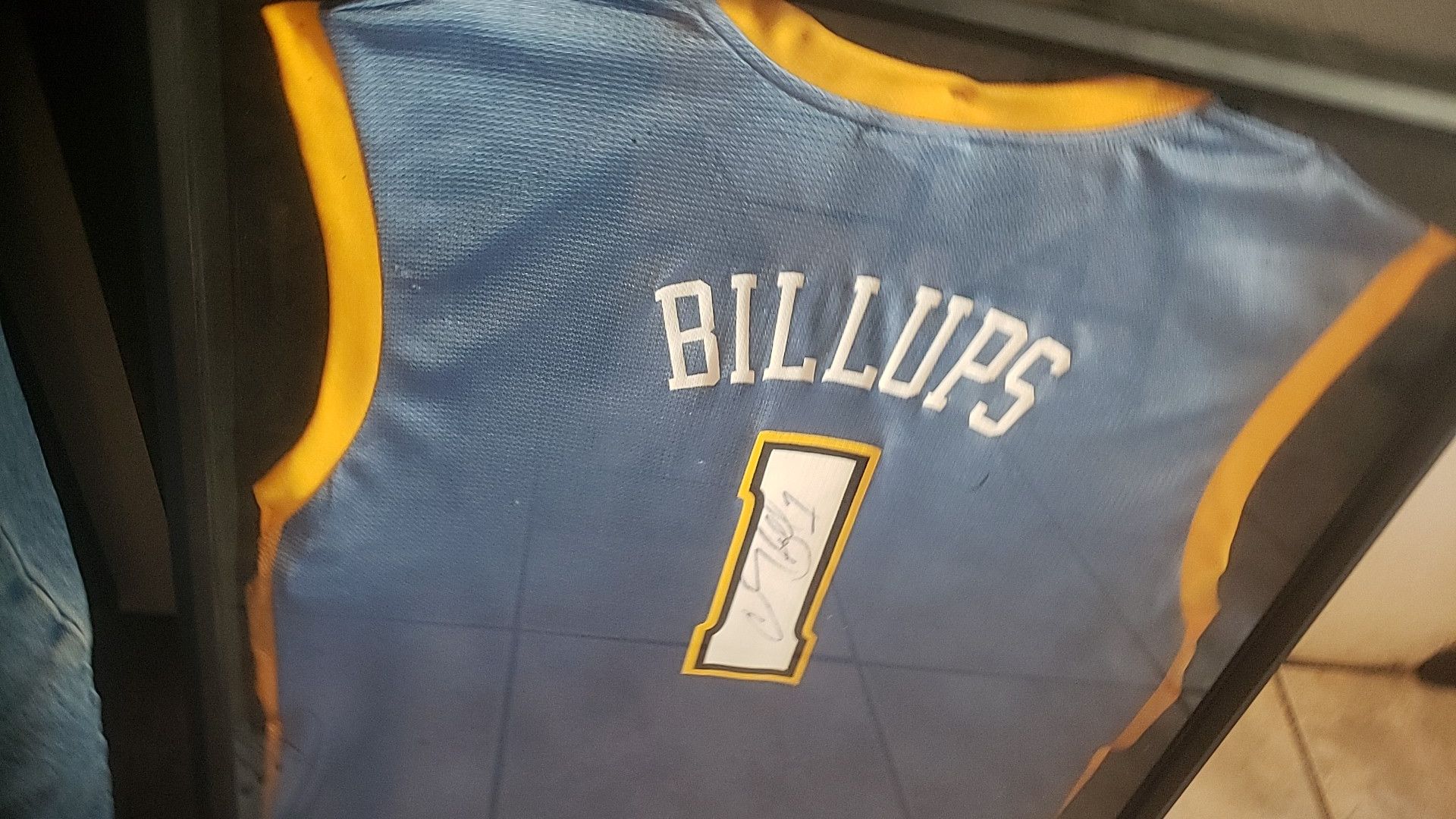 Chauncey Billups Signed Nuggets Jersey