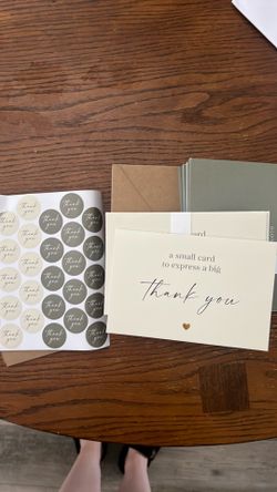 Thank you cards
