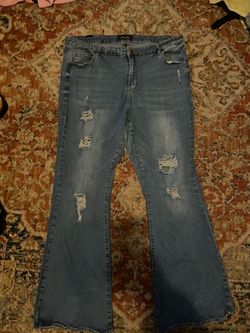 L almost famous Flare Jeans. Plus size