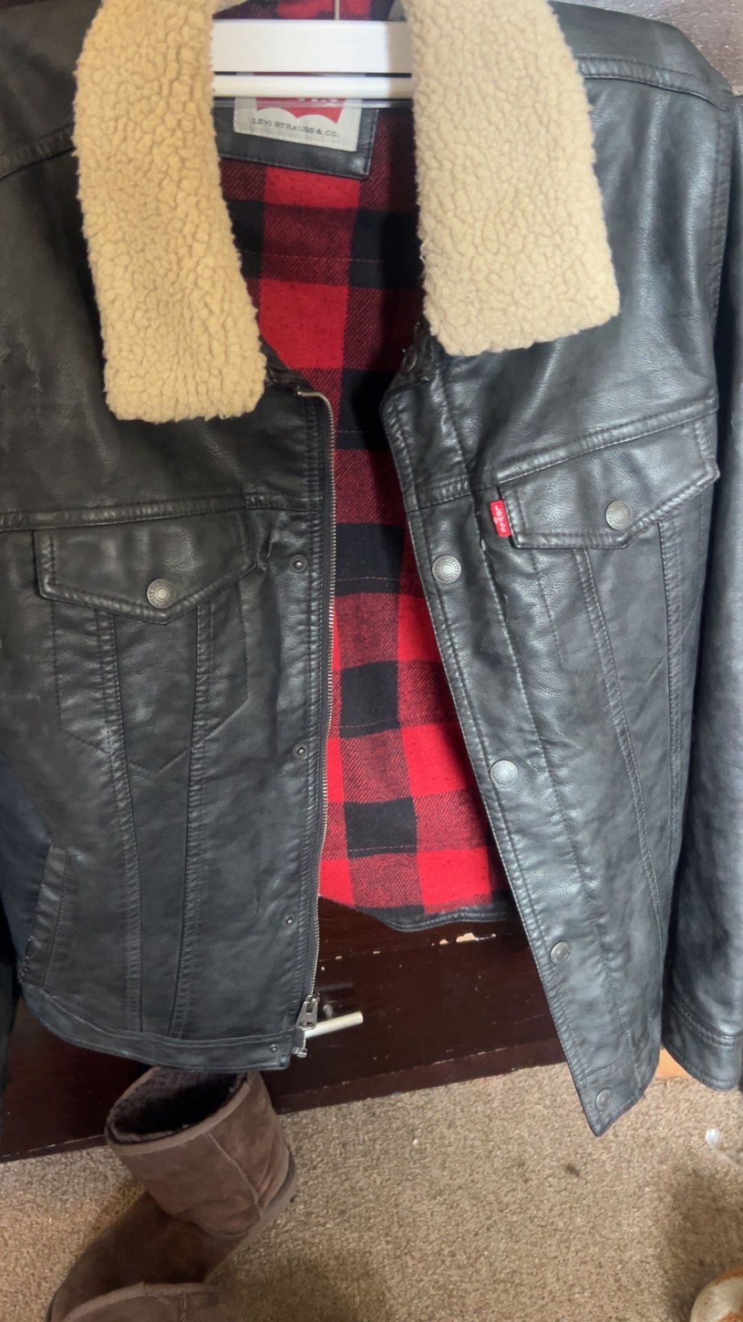 Levi’s Leather Jacket (unisex) Black