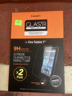 For Amazon Fire 7 tablet tempered glass screen protector.-