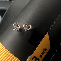 Diamond Rose Gold Earrings 