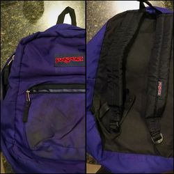 Purple JanSport back pack