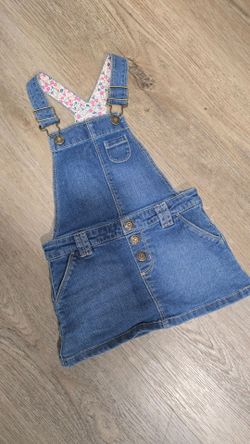 Overall Denim Dress