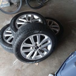 Brand New Tires (215/55R17) Sentur Touring .And Rims For KIA Soul 