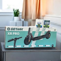 6540557 GoTrax XR Pro electric scooter 19 mile range and 15.5mph 
