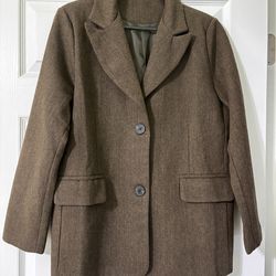New brown jacket for women size M