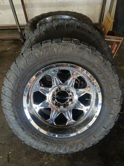 BFGoodrich All-Terrain Tires on Chrome Wheels