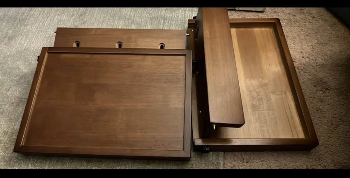 Foldable/Retractable Side Table / Shelves