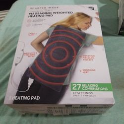 Sharper Image Massaging Weighted Heating Pad 