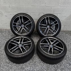 20" OEM Staggered BMW M5 M8 Wheels Rims Set of 4 20x9.5 20x10.5 5x112 810M