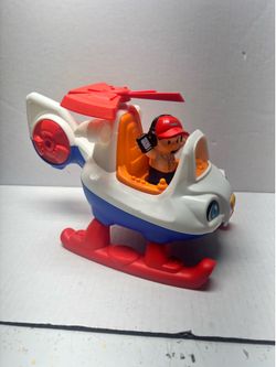 Fisher-Price Little People Helicopter with Pilot Figure